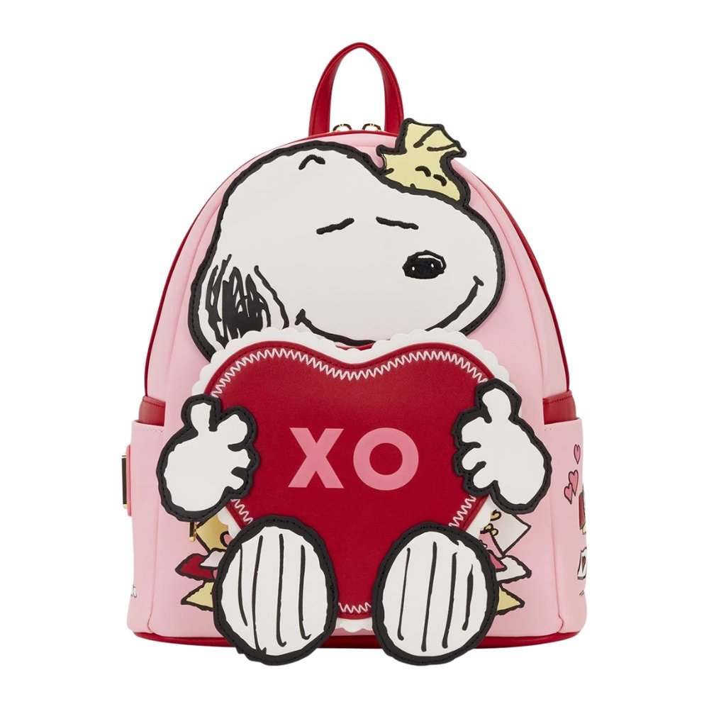 LOUNGEFLY Mini mochila Peanuts Snoopy Valentine's Day XO LOUNGEFLY: Mini mochila Peanuts Snoopy Valentine's Day XO