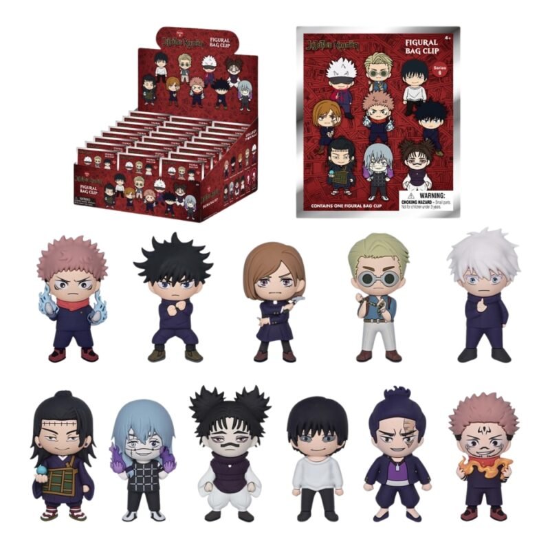 MONOGRAM: Llavero 3D JUJUTSU KAISEN JJK Serie 6 (1 unidad) (Blind Bag) - bolsa misteriosa