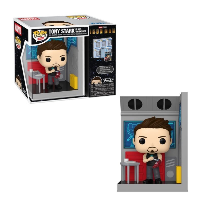 Funko Nooks MARVEL - IRON MAN - Tony Stark in his Workshop