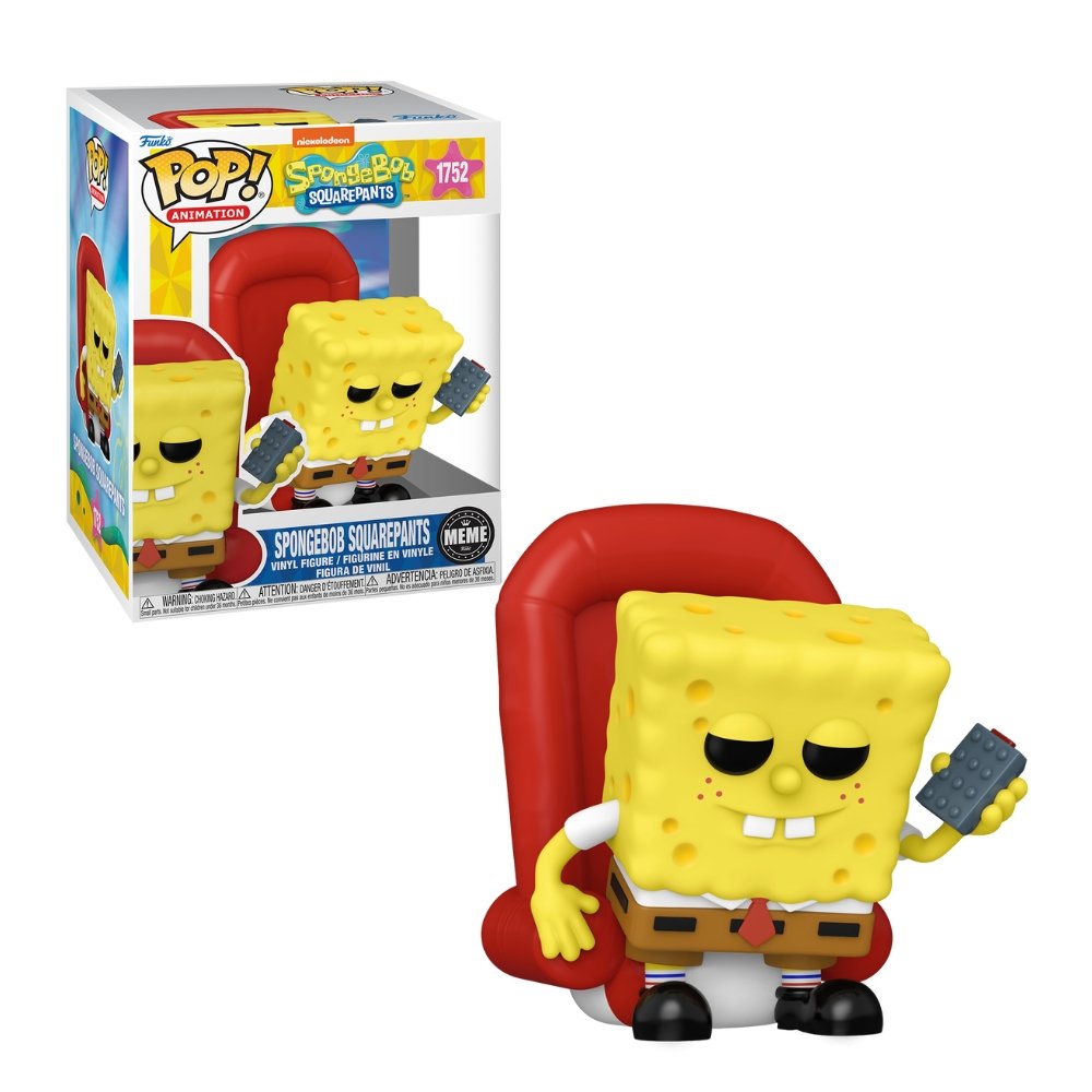 Funko Pop Premium NICKELODEON SPONGEBOB SQUAREPANTS - SpongeBob SquarePants (Ight Imma Head Out Meme) Bob Esponja N 1752 Funko Pop Premium: NICKELODEON SPONGEBOB SQUAREPANTS - SpongeBob SquarePants (Ight Imma Head Out Meme) Bob Esponja N 1752