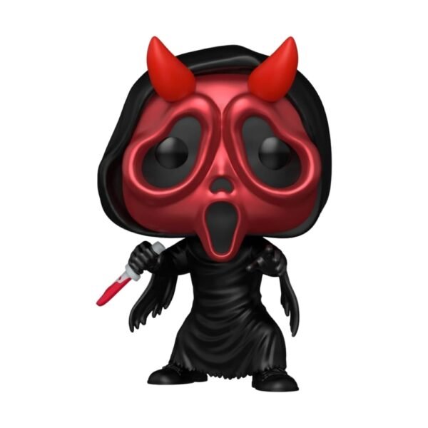 Funko Pop: SCREAM - Ghost face devil face (metallic) N 2037 Exclusive Amazon