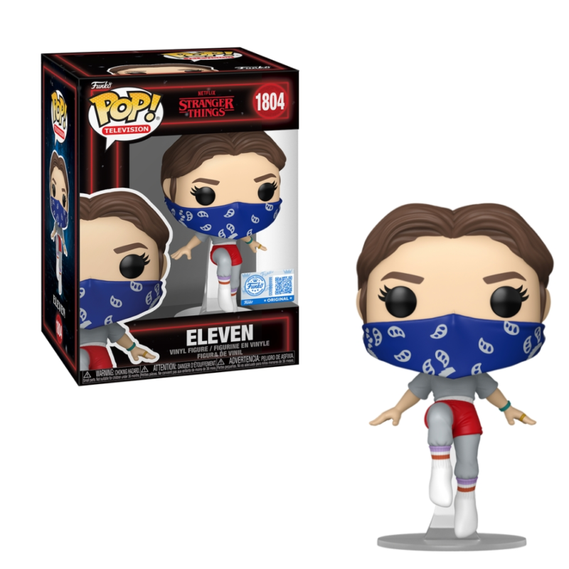 Funko Pop: Eleven with Bandana (Floating) #1804 Walmart - Stranger Things