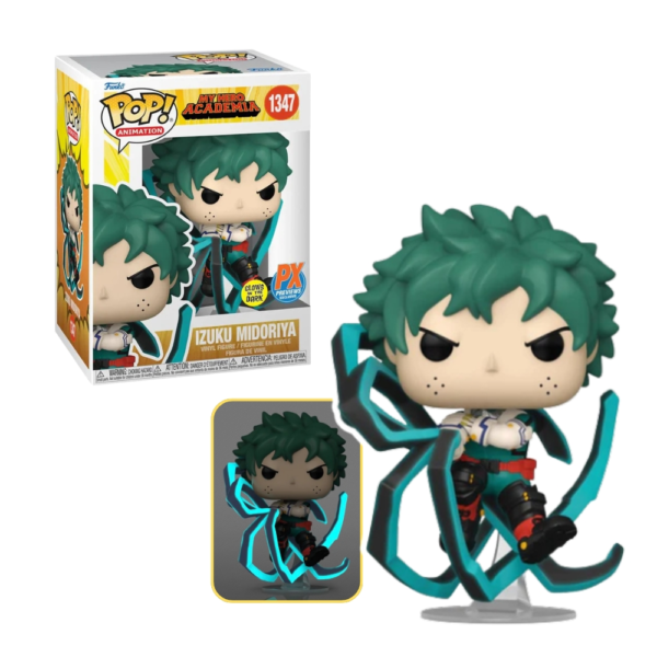 Funko Pop: Izuku Midoriya (glow) #1347 Px - My Hero Academia