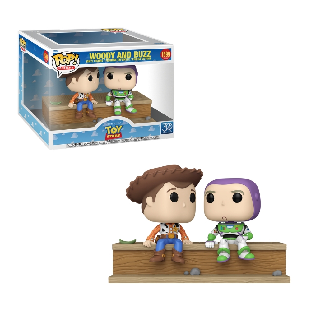 Funko Pop Moment Woody and Buzz (30th Anniversary) #1599 - Toy Story Funko Pop Moment: Woody and Buzz (30th Anniversary) #1599 - Toy Story