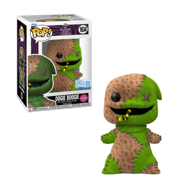 Funko Pop: Oogie Boogie (Flocked) #1634 Hot Topic - The Nightmare Before Christmas