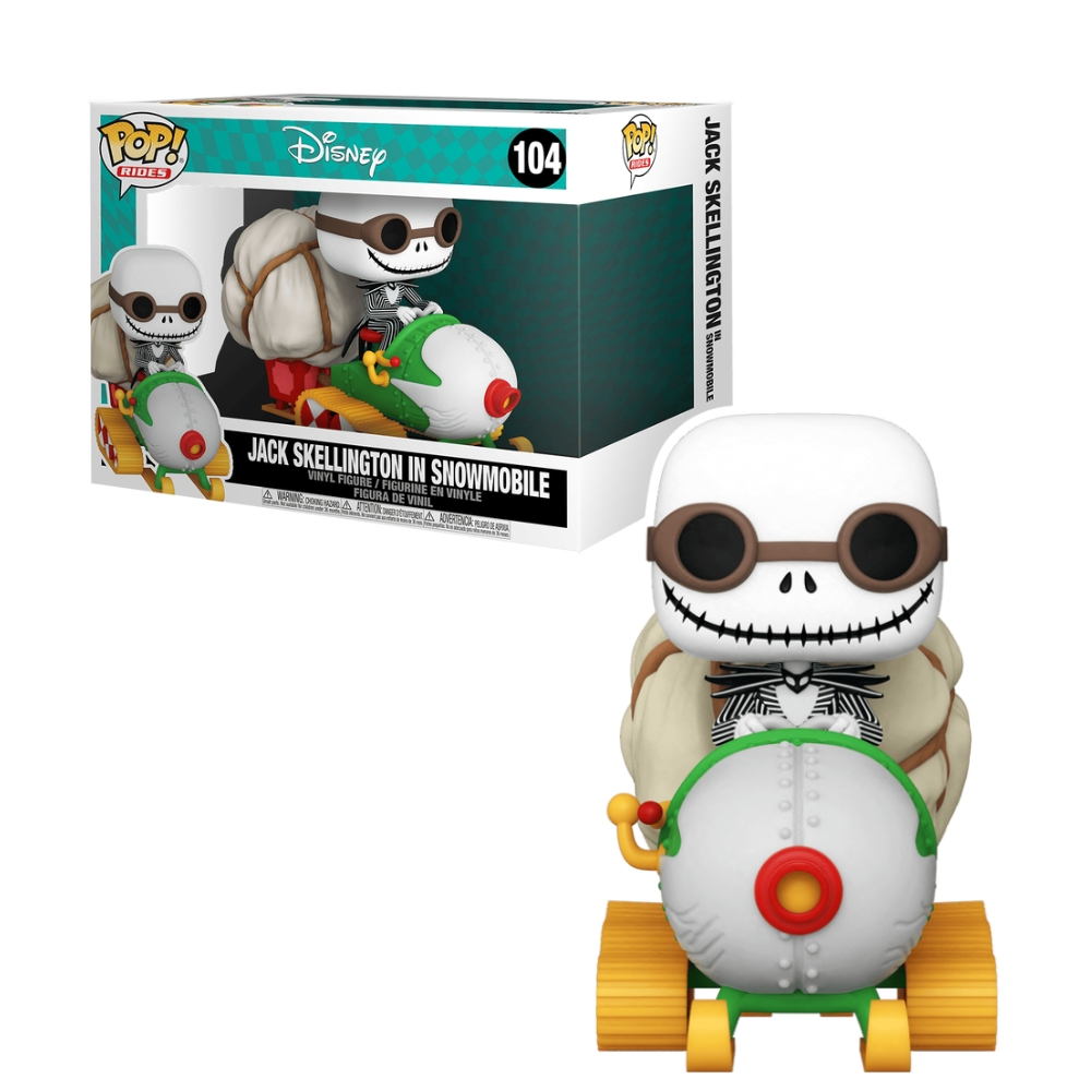 Funko Pop Rides Jack Skellington in snowmobile #104 - Disney Funko Pop Rides: Jack Skellington in snowmobile #104 - Disney