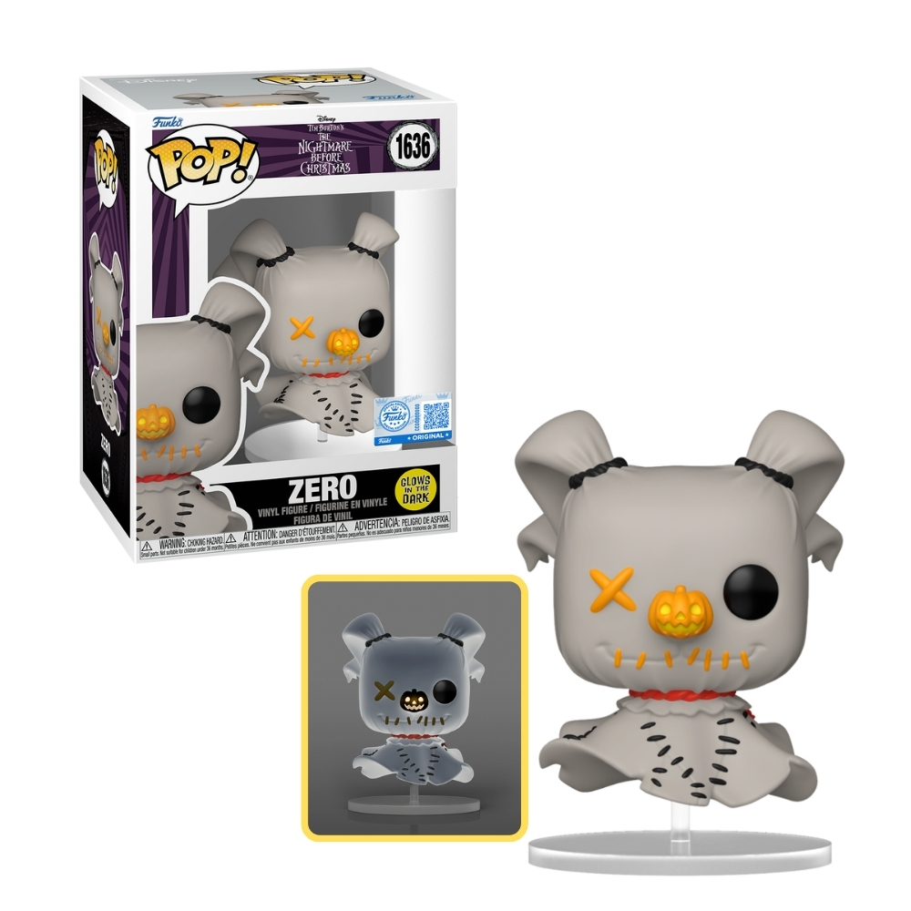Funko Pop Zero (Patchwork) (Glow) #1636 Hot Topic - The Nightmare Before Christmas Funko Pop: Zero (Patchwork) (Glow) #1636 Hot Topic - The Nightmare Before Christmas - Imagen 1