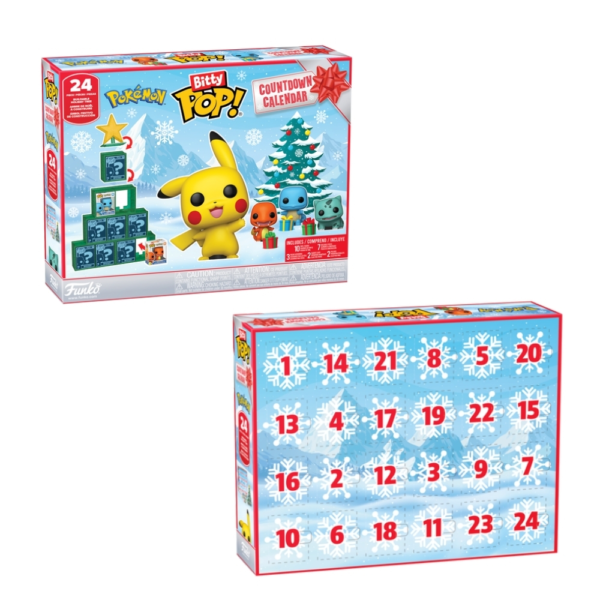 Funko Calendar: Bitty Pop Holiday Advent calendar Pokemon (Calendario Adviento)