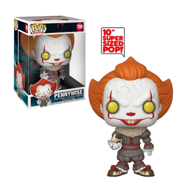 Funko Pop Jumbo: Pennywise with Boat #786 - IT