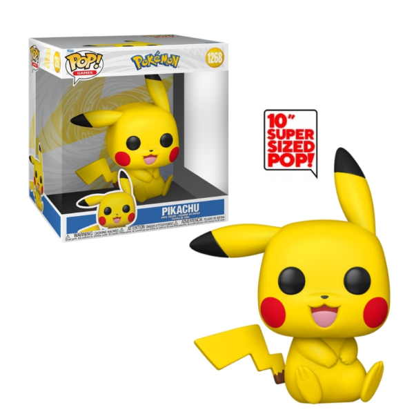 Funko Pop Jumbo: Pikachu #1268 - Pokemon