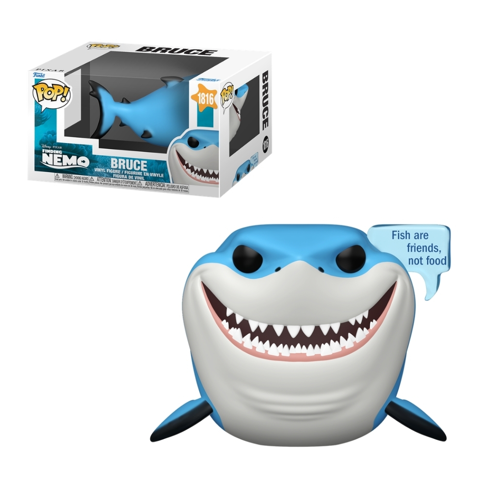 Funko Pop Bruce (Fish are Friends) #1816 - Buscando a Nemo Funko Pop: Bruce (Fish are Friends) #1816 - Buscando a Nemo