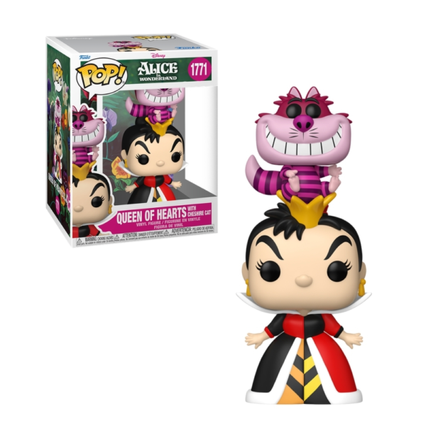 Funko Pop: Queen of Hearts with Cheshire Cat #1771 - Alice in Wonderland