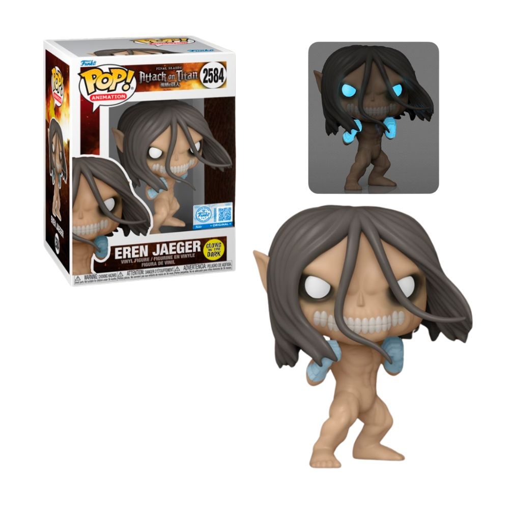 Funko Pop Eren Jaeger Titan (glow) #2584 - Attack on Titan Funko Pop: Eren Jaeger Titan (glow) #2584 - Attack on Titan
