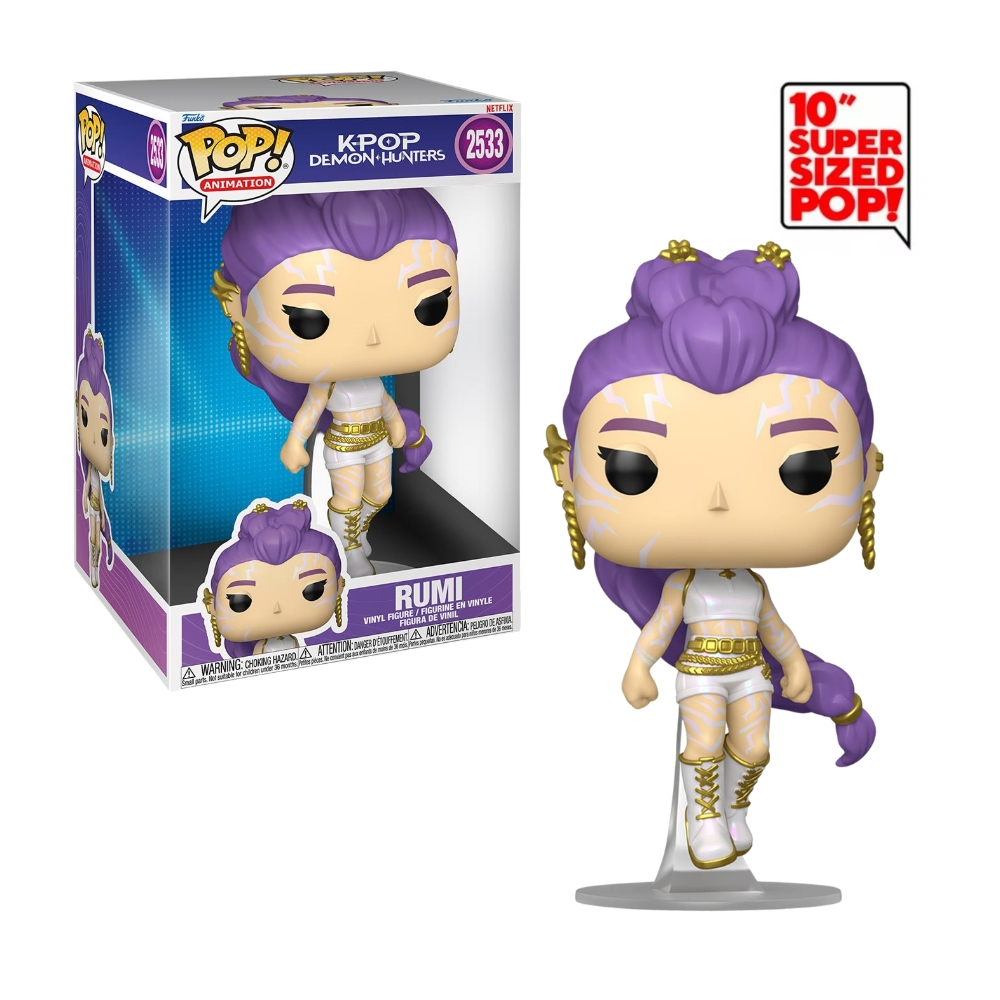 Funko Pop Jumbo Rumi #2533 - Kpop Demon Hunters Funko Pop Jumbo: Rumi #2533 - Kpop Demon Hunters