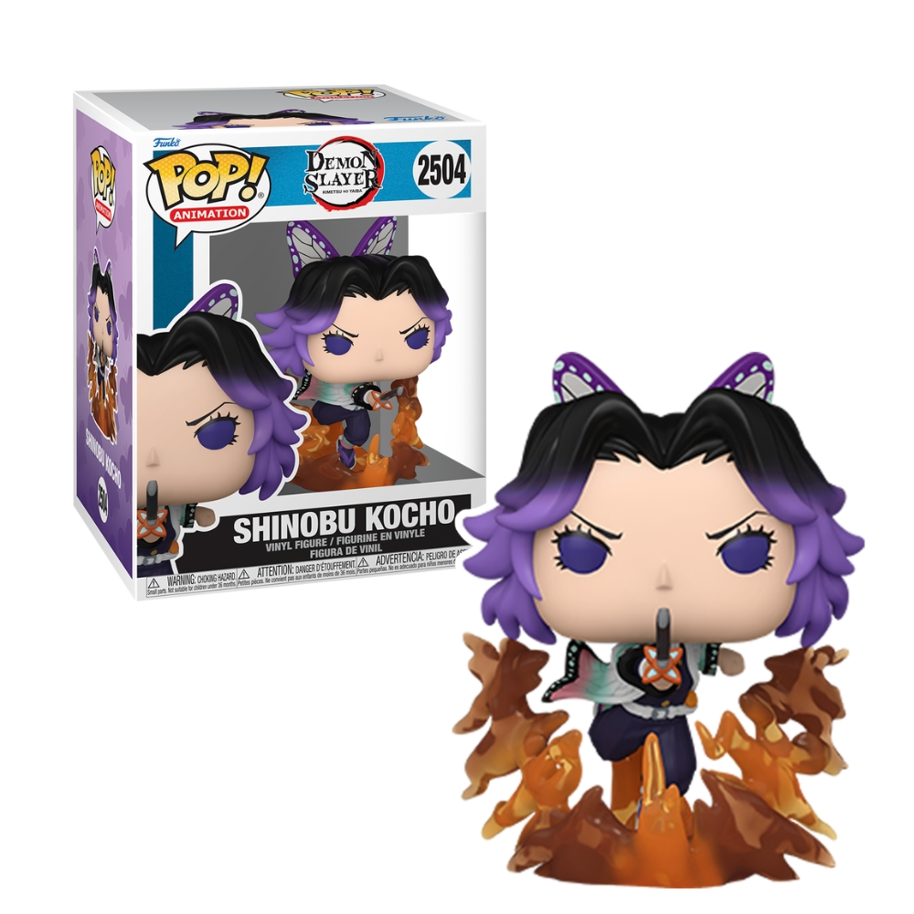 Funko Pop Premium Shinobu Kocho #2504 - Demon Slayer Funko Pop Premium: Zenitsu Agatsuma #2502 - Demon Slayer