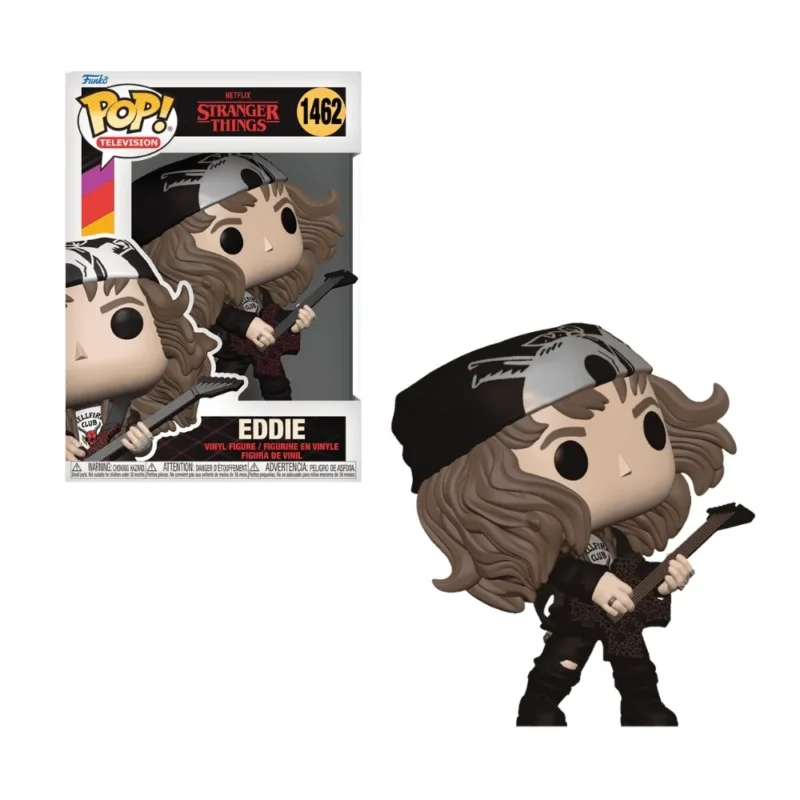 Funko Pop: Eddie with Guitar #1462 - Stranger Things